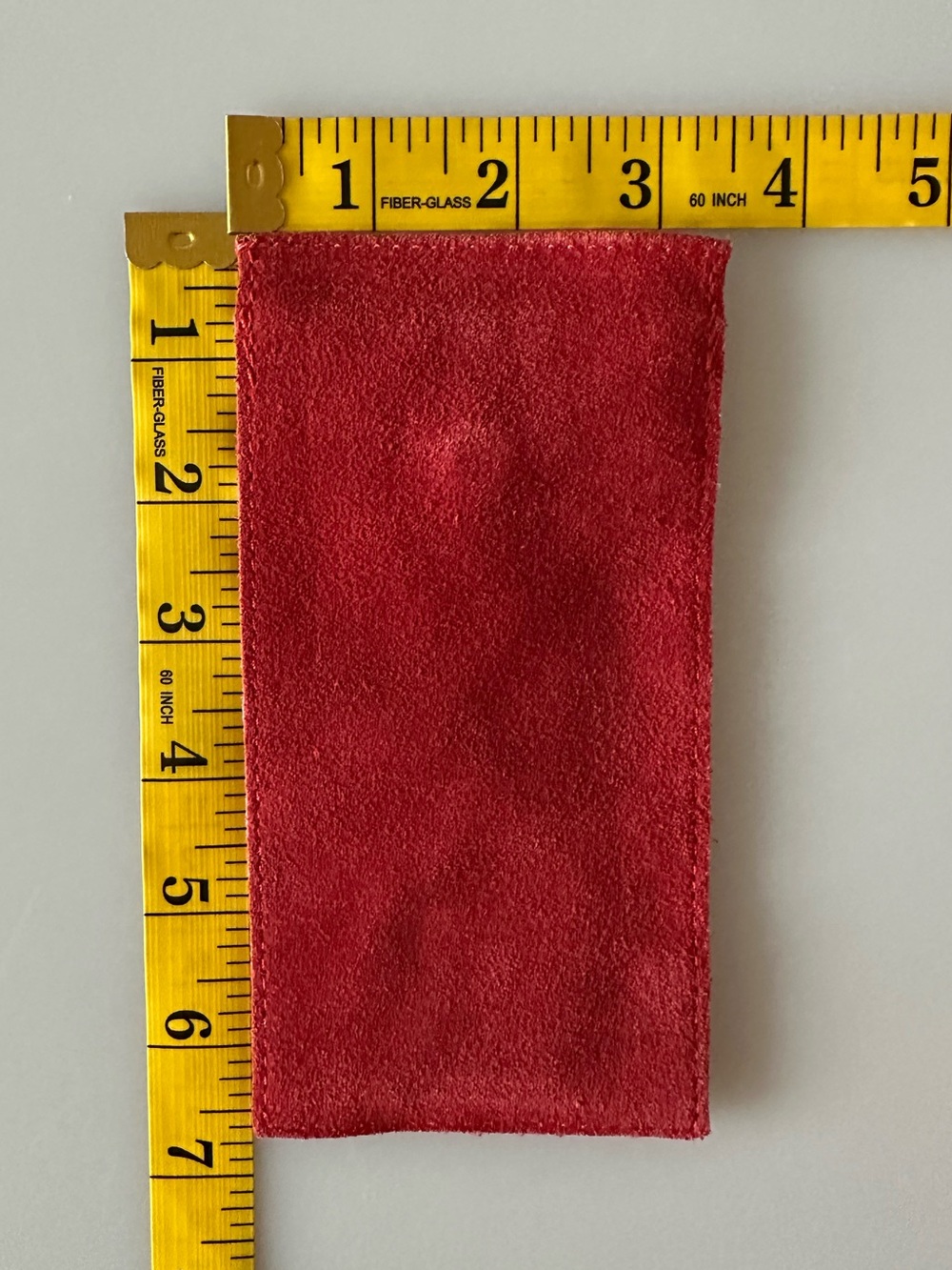 AUTENTIC CARTIER International Service Red Suede Jewelry Pouch Case Travel - Picture 5 of 5